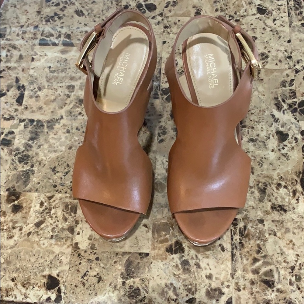 Michael Kors Josephine Wedge Platform Sandals - Picture 2 of 5